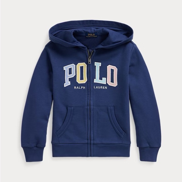 Ralph Lauren Other - Polo by Ralph Lauren kids Logo French Terry Full-Zip Hoodie US7